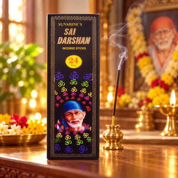 SUNSHINE's Sai Darshan Agarbatti (Pack of 10)